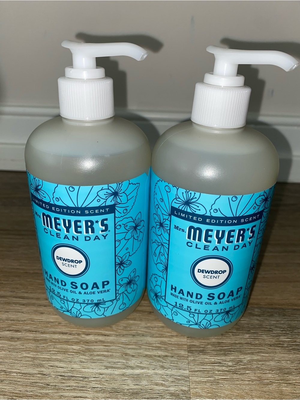 Mrs. Meyers Dewdrop Scent Hand Soap - Blue (12.5 fl oz)
